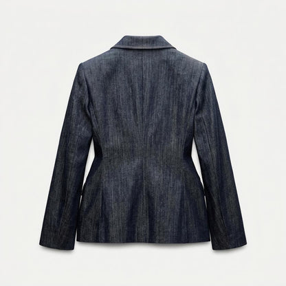 Allsaints Leather - Kesin | Denim Fitted Blazer Women