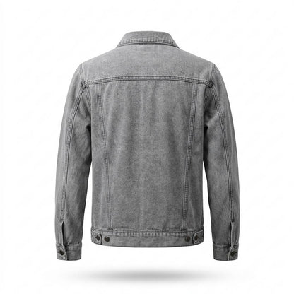 Allsaints Leather - Samar | Washed Button-Up Denim Jacket Men