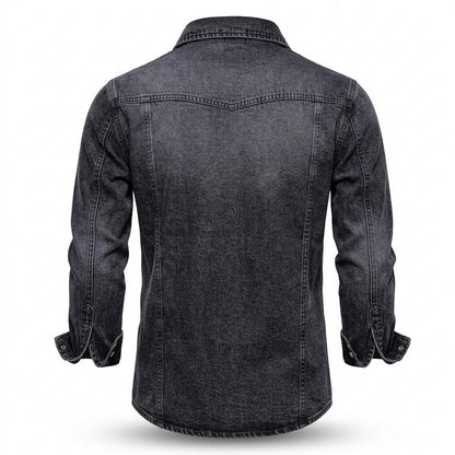Allsaints Leather - Lesel | Washed Button-Up Shirt Men