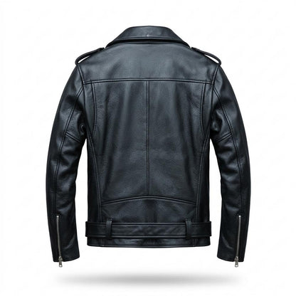 Allsaints Leather - Zegov | Asymmetrical Belted Leather Jacket Unisex