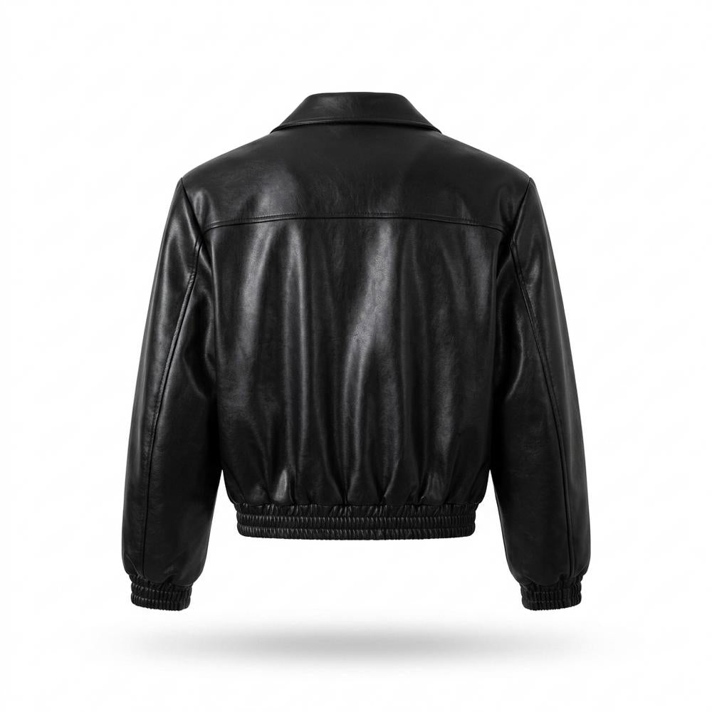 Allsaints Leather - Karel | Multi-Pocket Zip-Up Leather Jacket Unisex