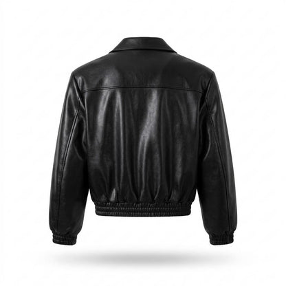 Allsaints Leather - Karel | Multi-Pocket Zip-Up Leather Jacket Unisex