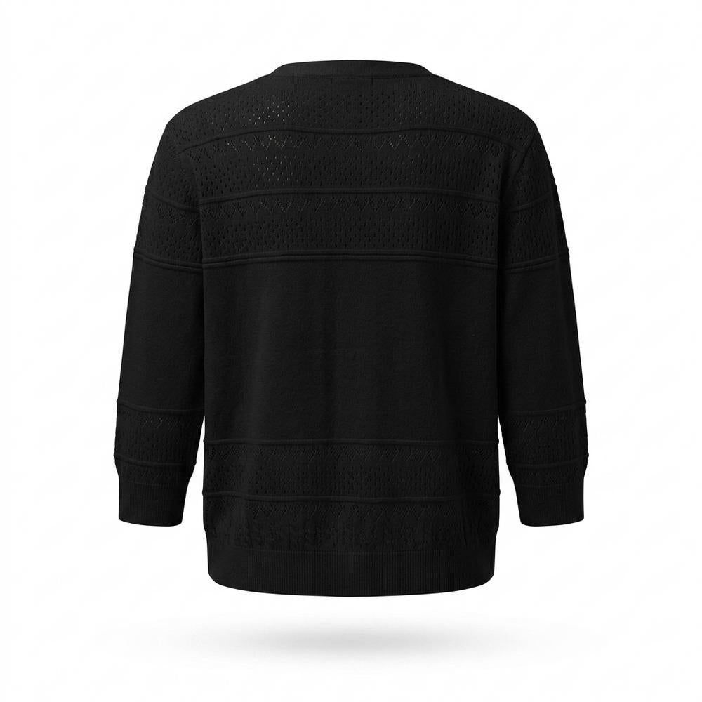 Allsaints Leather - Lalin | Open-Knit V-Neck Knit Cardigan Women