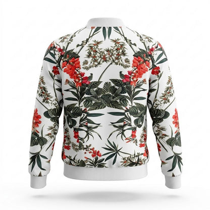 Allsaints Leather - Yures | Floral Print Zip-Up Jacket Women