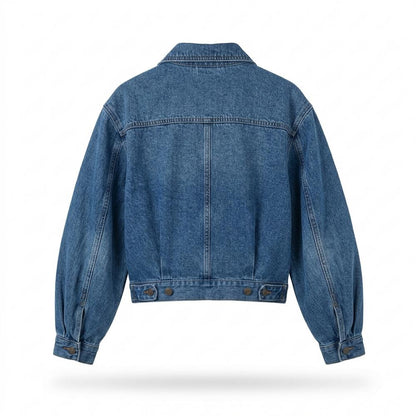 Allsaints Leather - Elren | Cropped Wide-Cut Denim Jacket Women