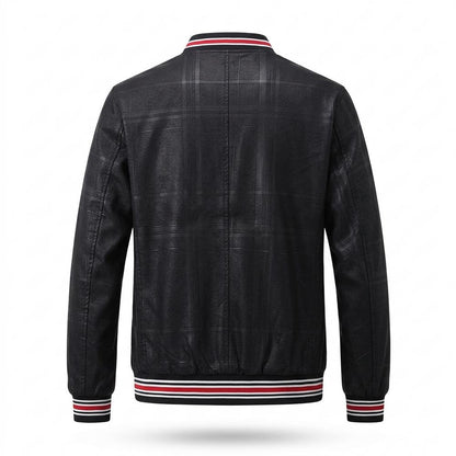 Allsaints Leather - Nalad | Plaid-Patterned Rib-Trimmed Jacket Men