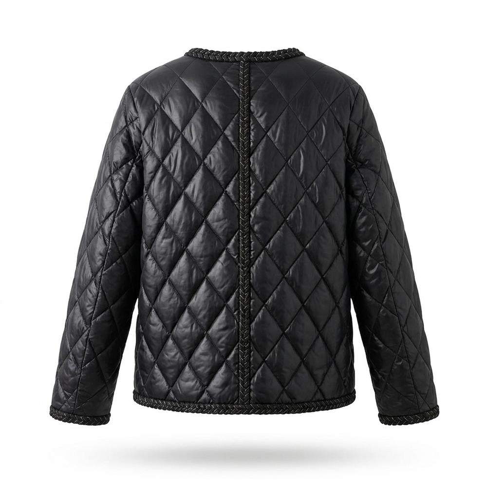 Allsaints Leather - Timir | Quilted Braided-Trim Jacket Women