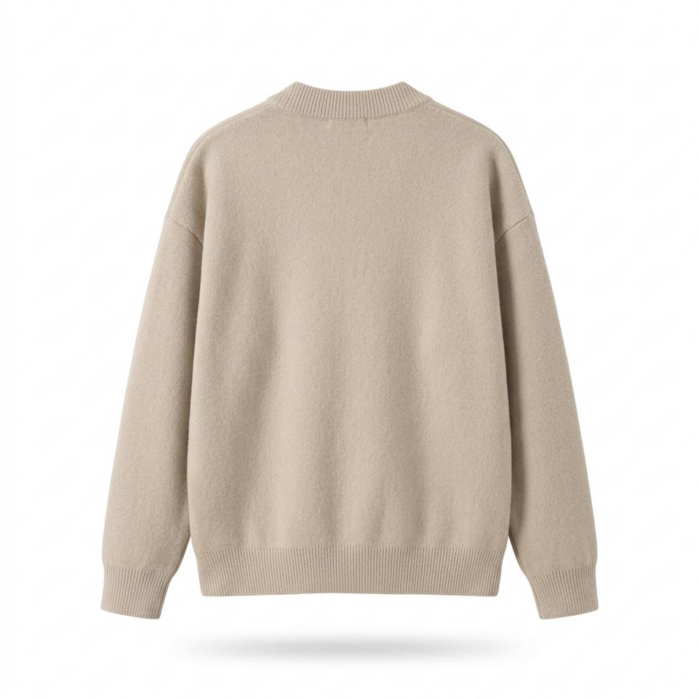 Allsaints Leather - Timer | Textured Collarless Knit Cardigan Men