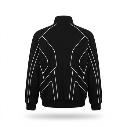 Allsaints Leather - Lylar | Zip-Up Piped Jacket Unisex