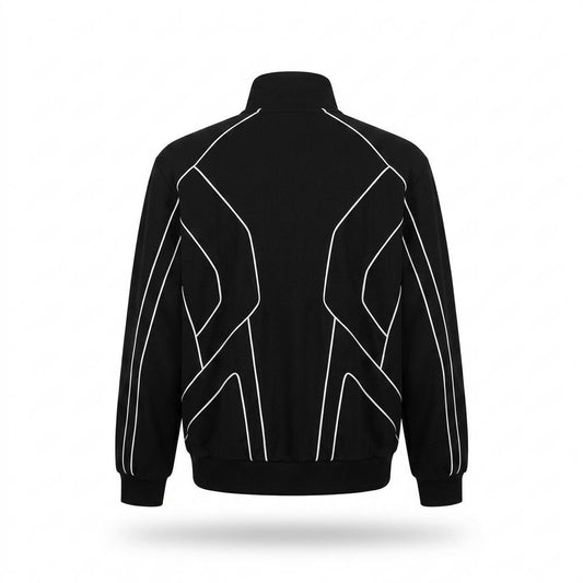 Allsaints Leather - Lylar | Zip-Up Piped Jacket Unisex