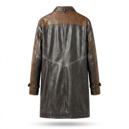 Allsaints Leather - Yifit | Two-Tone Lined Coat Men