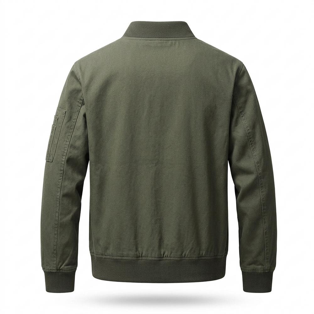 Allsaints Leather - Zaser | Zip-Up Ribbed-Collar Jacket Men