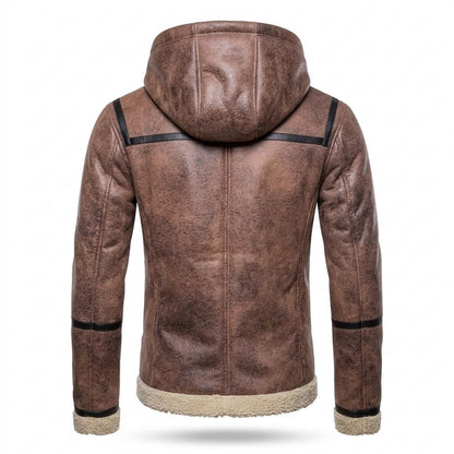 Allsaints Leather - Dadan | Shearling-Lined Toggle-Closure Jacket Men