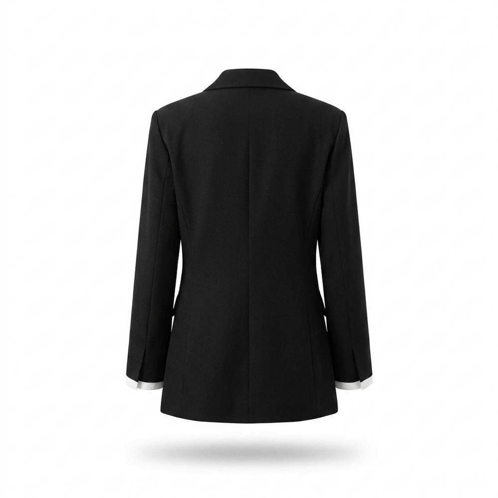 Allsaints Leather - Coral | Color-Block Cut-Out Blazer Women
