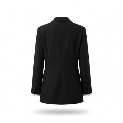 Allsaints Leather - Coral | Color-Block Cut-Out Blazer Women