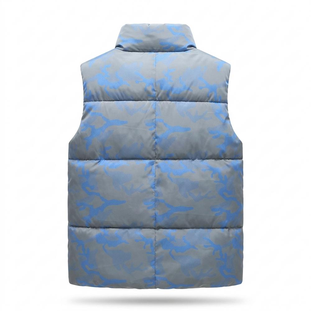 Allsaints Leather - Dasel | Padded Camouflage-Pattern Vest Men