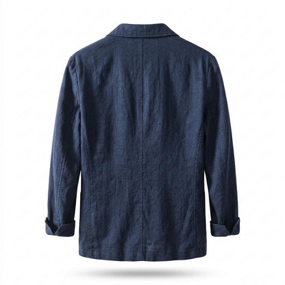 Allsaints Leather - Zasan | Linen Single-Breasted Blazer Men