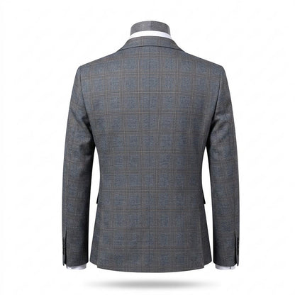 Allsaints Leather - Lasan | Plaid Slim Fit Blazer Men