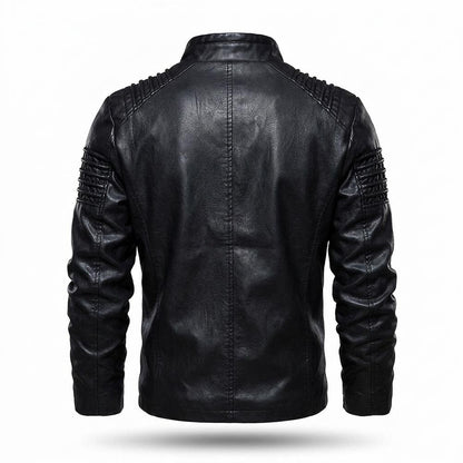 Allsaints Leather - Zasen | Structured Zip-Up Leather Jacket Men