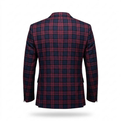 Allsaints Leather - Sevav | Plaid Slim-Fit Blazer Men