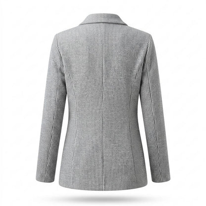 Allsaints Leather - Nomir | Striped Single-Breasted Blazer Women