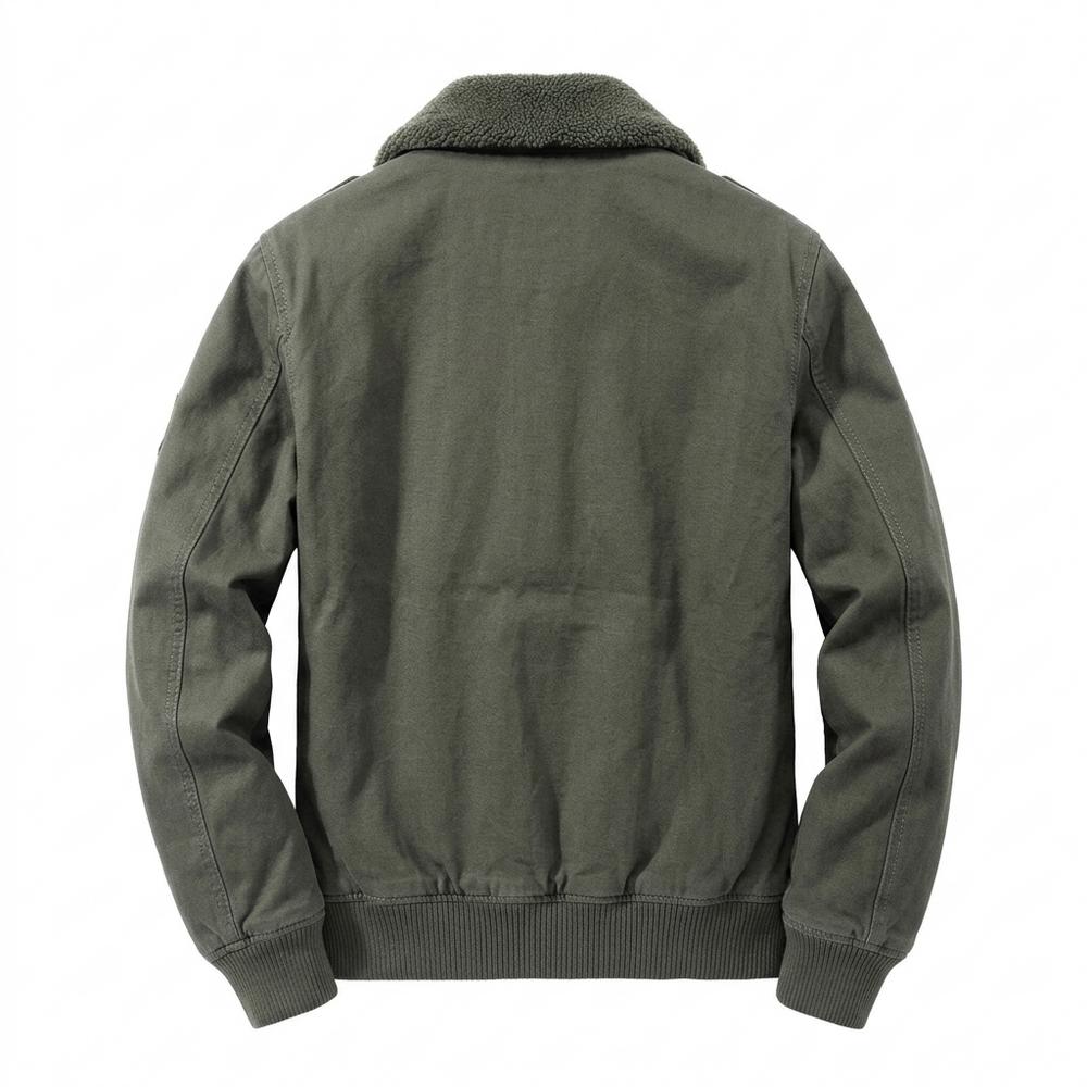 Allsaints Leather - Misol | Lined Sherpa-Collar Jacket Men