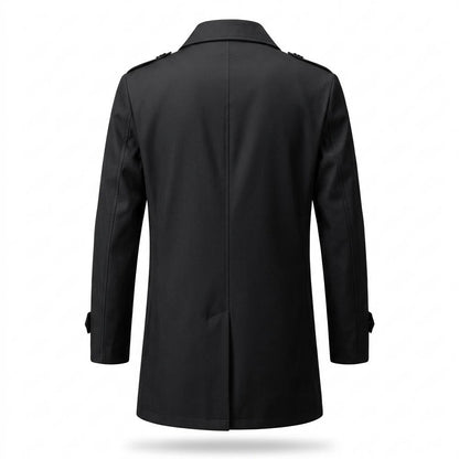 Allsaints Leather - Covan | Single-Breasted Lightweight Coat Men