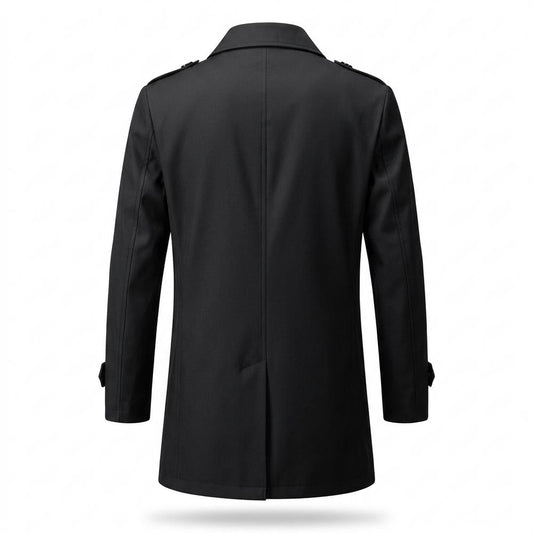 Allsaints Leather - Covan | Single-Breasted Lightweight Coat Men