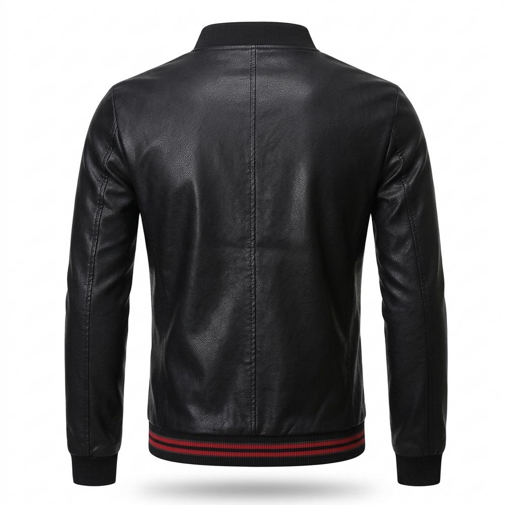 Allsaints Leather - Tiser | Slim-Fit Zip-Up Leather Jacket Men
