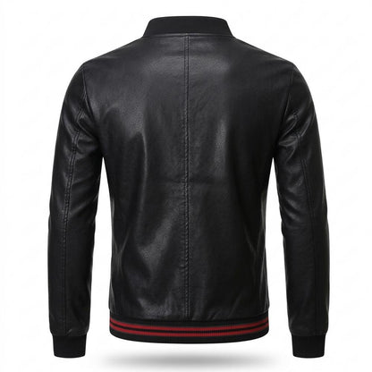 Allsaints Leather - Tiser | Slim-Fit Zip-Up Leather Jacket Men