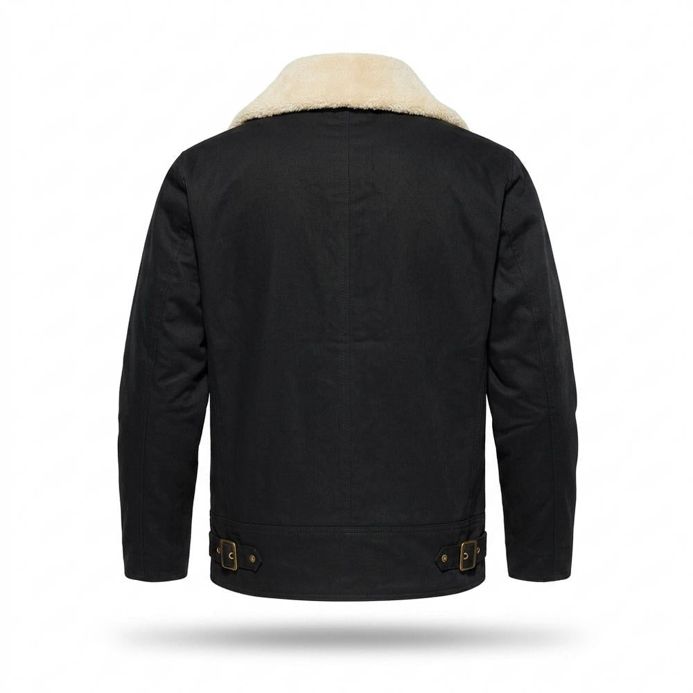 Allsaints Leather - Lamor | Sherpa-Lined Button-Front Jacket Men