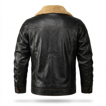 Allsaints Leather - Elmar | Lined Button-Front Leather Jacket Men
