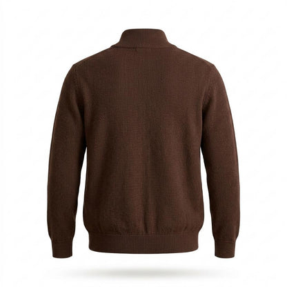 Allsaints Leather - Niver | Zip-Up High-Neck Knit Cardigan Men
