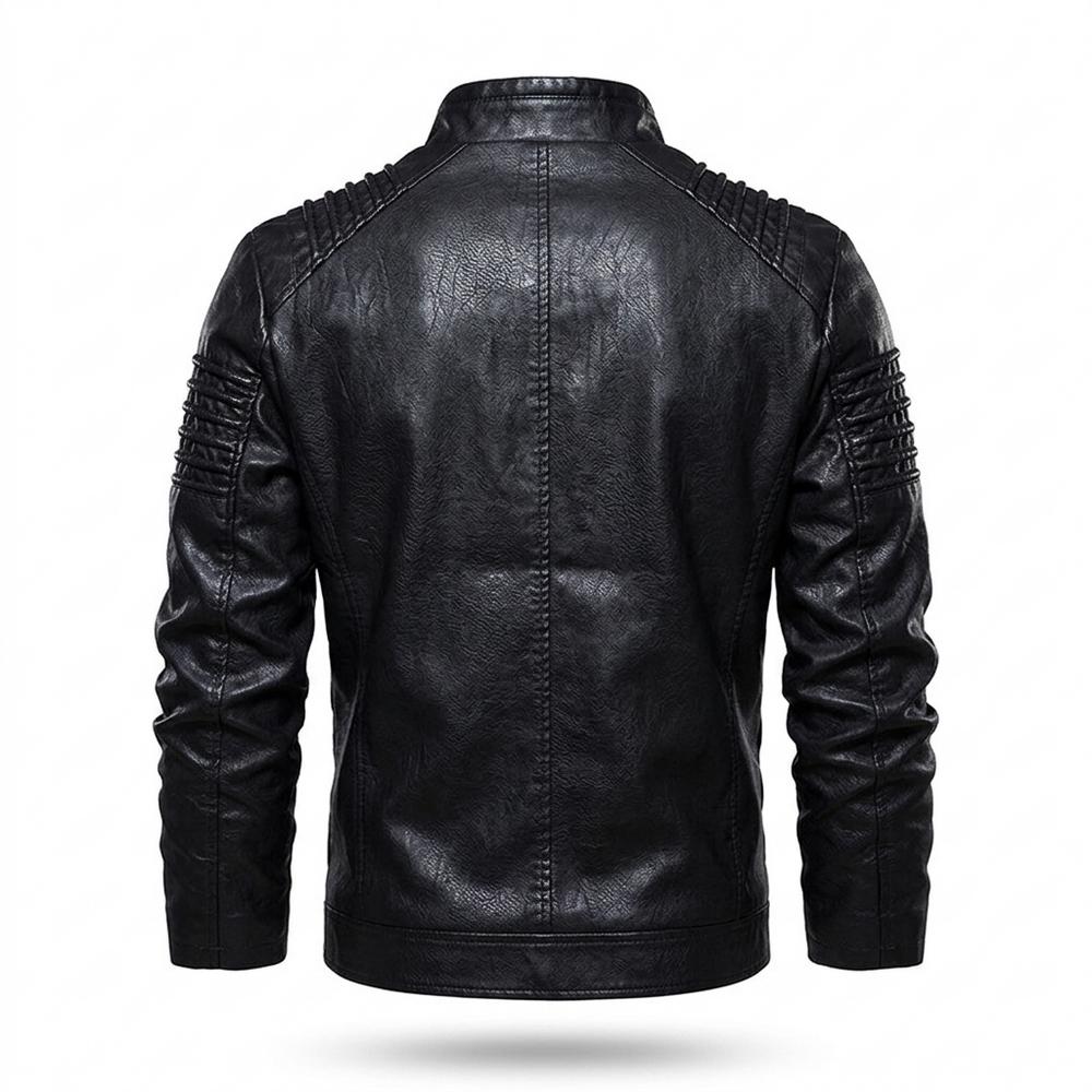 Allsaints Leather - Tinor | Quilted Lined Leather Jacket Men