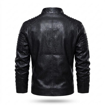 Allsaints Leather - Tinor | Quilted Lined Leather Jacket Men