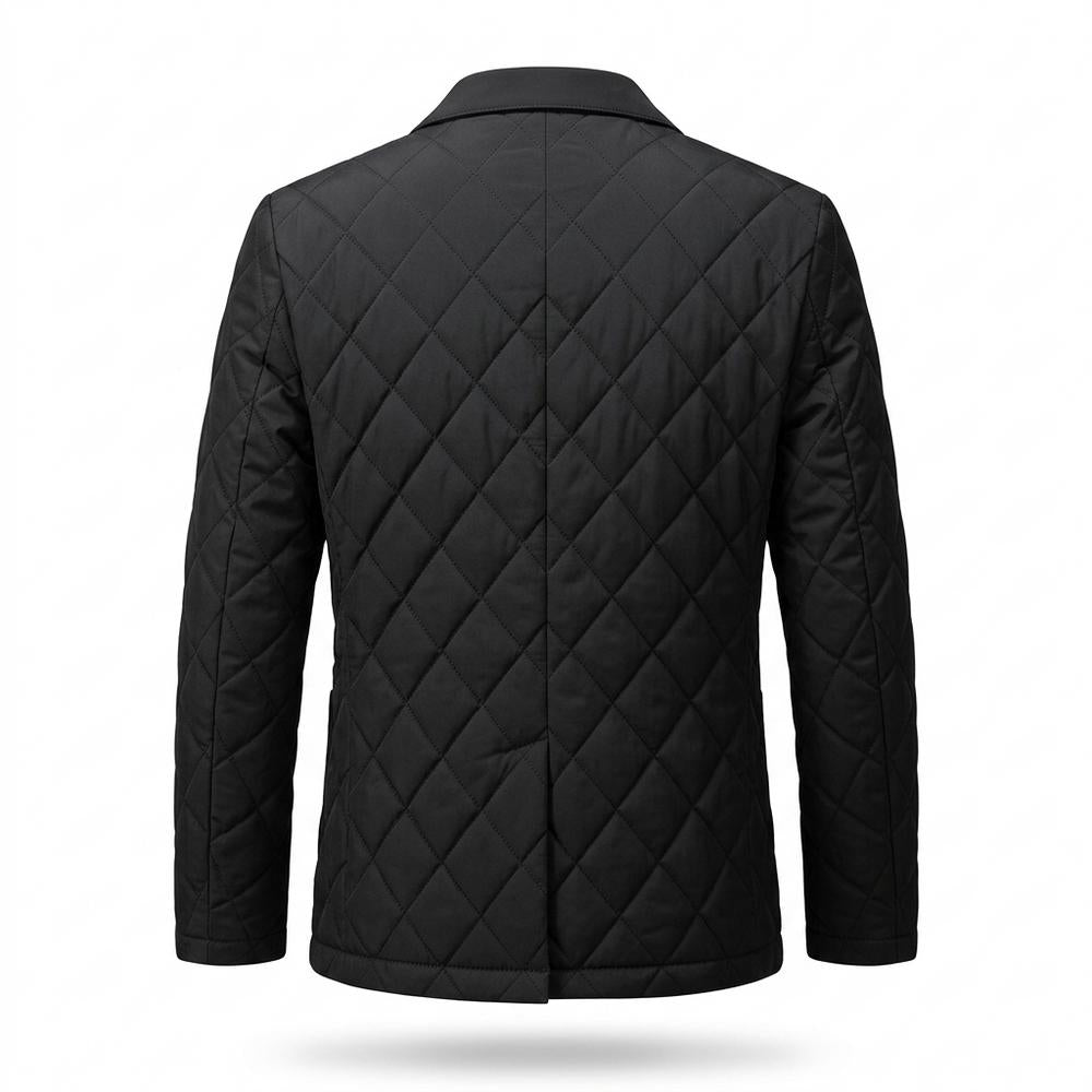 Allsaints Leather - Kaser | Quilted Tailored Blazer Men