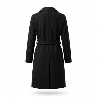 Allsaints Leather - Lelor | Double-Breasted Tailored Coat Women
