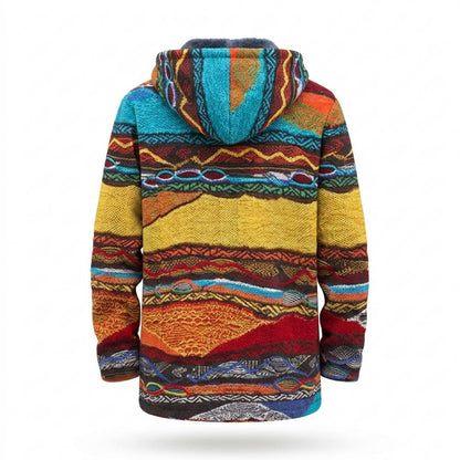 Allsaints Leather - Lolin | Fleece-Lined Hooded Knit Cardigan Men