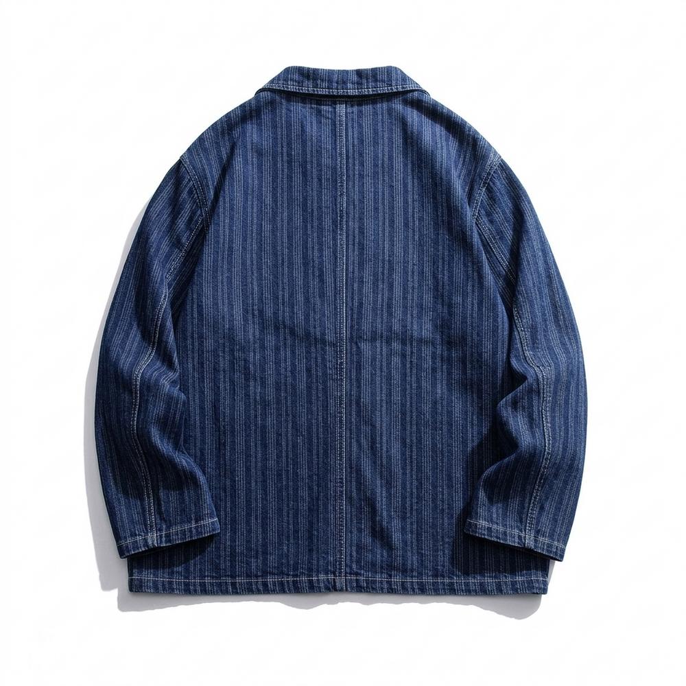 Allsaints Leather - Lakar | Striped Relaxed-Fit Blazer Men