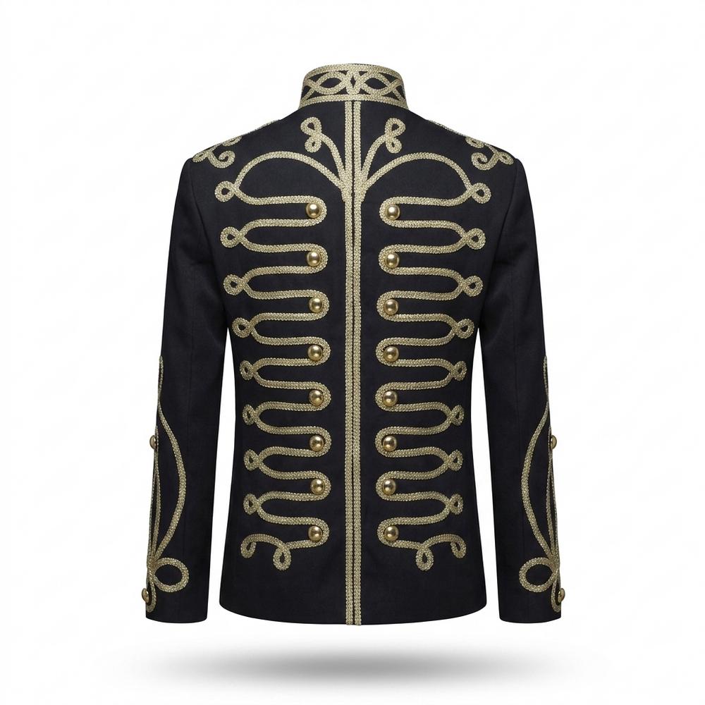 Allsaints Leather - Roven | Embroidered Tailored Jacket Men