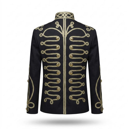 Allsaints Leather - Roven | Embroidered Tailored Jacket Men
