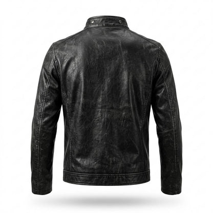 Allsaints Leather - Kemel | Textured Slim-Fit Leather Jacket Men