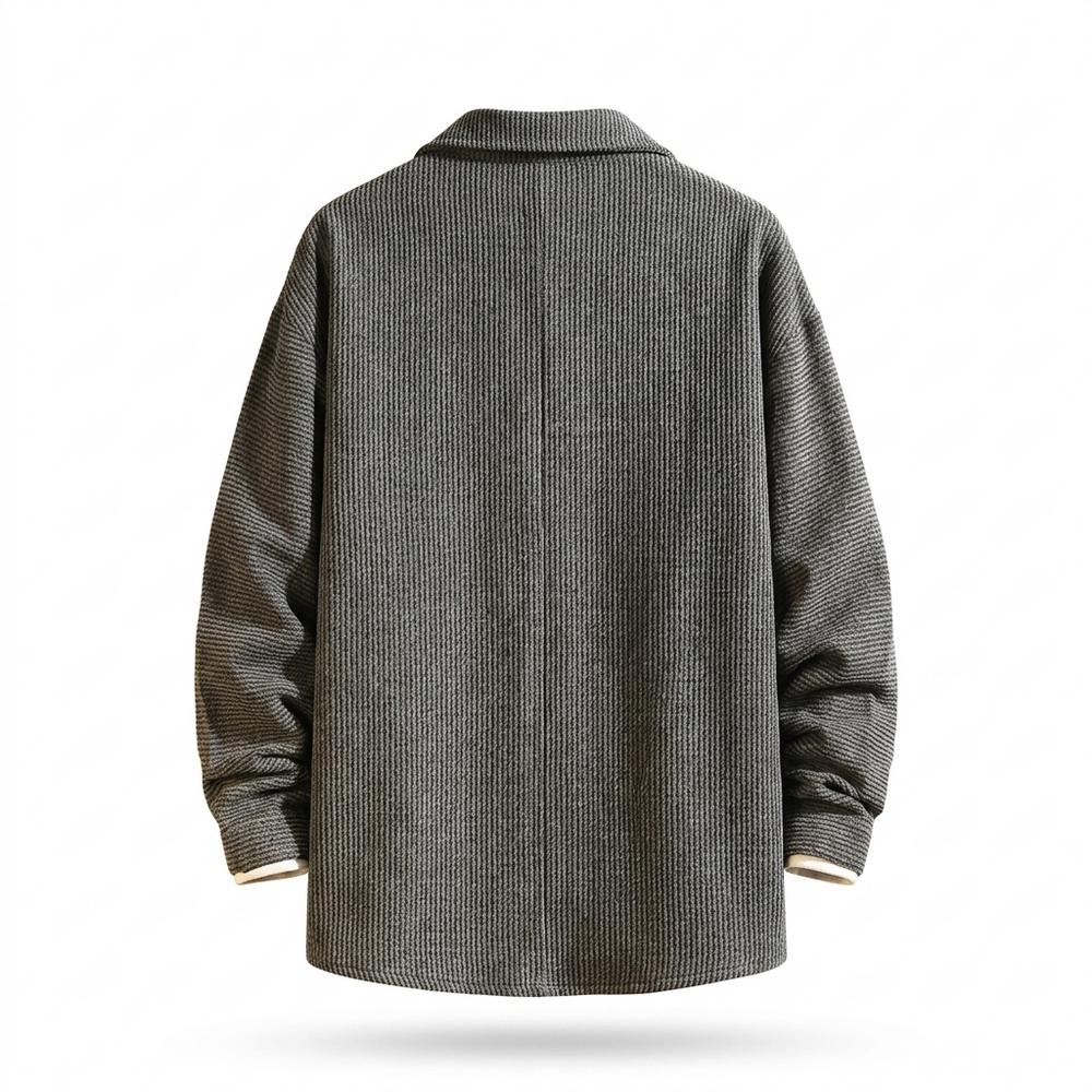 Allsaints Leather - Neram | Textured Snap-Button Shirt Men