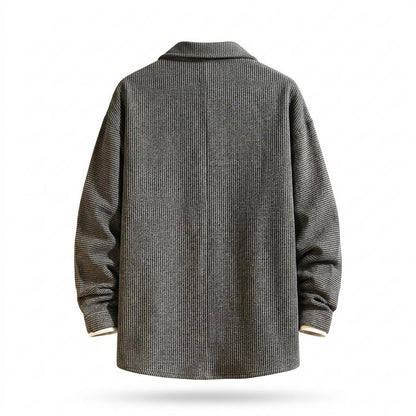 Allsaints Leather - Neram | Textured Snap-Button Shirt Men