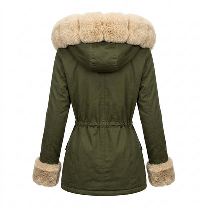 Allsaints Leather - Kalor | Fur-Lined Hooded Coat Women