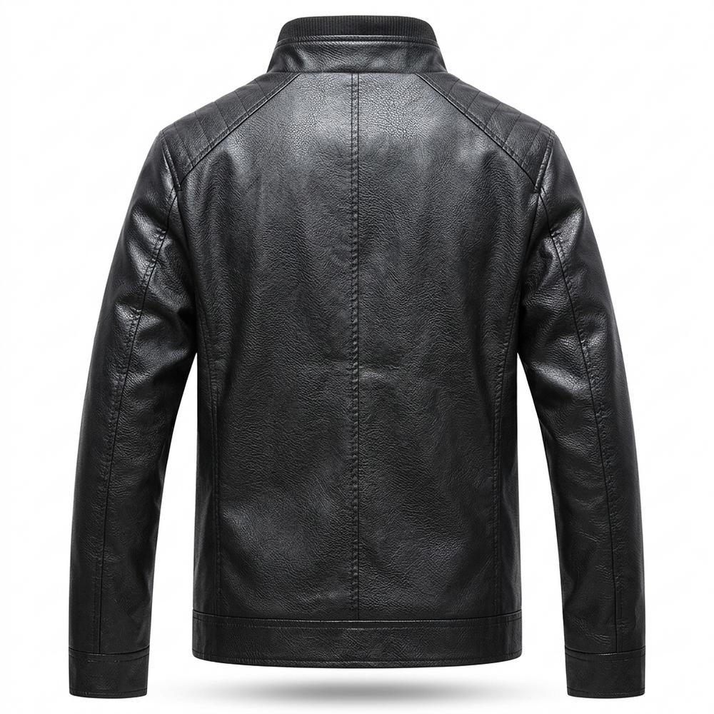 Allsaints Leather - Romin | Quilted Zippered Leather Jacket Men