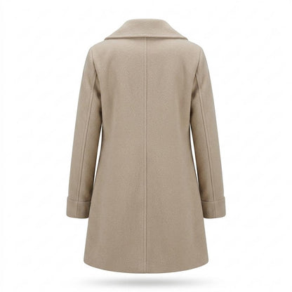 Allsaints Leather - Armar | Single-Breasted Peter Pan Collar Coat Women