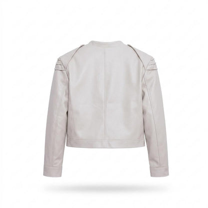 Allsaints Leather - Calan | Double-Zip Cropped Leather Jacket Women