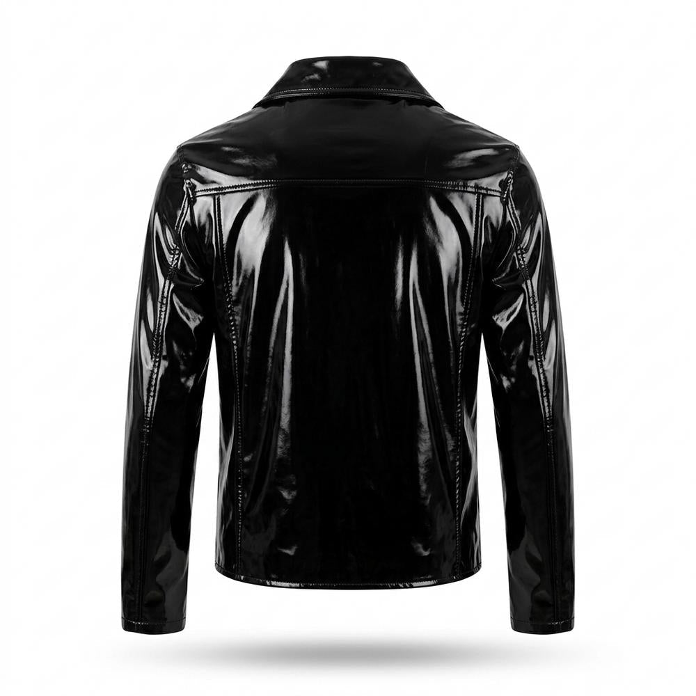 Allsaints Leather - Eodas | High-Shine Zip-Up Jacket Men