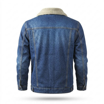 Allsaints Leather - Sukil | Sherpa-Lined Button-Front Denim Jacket Men